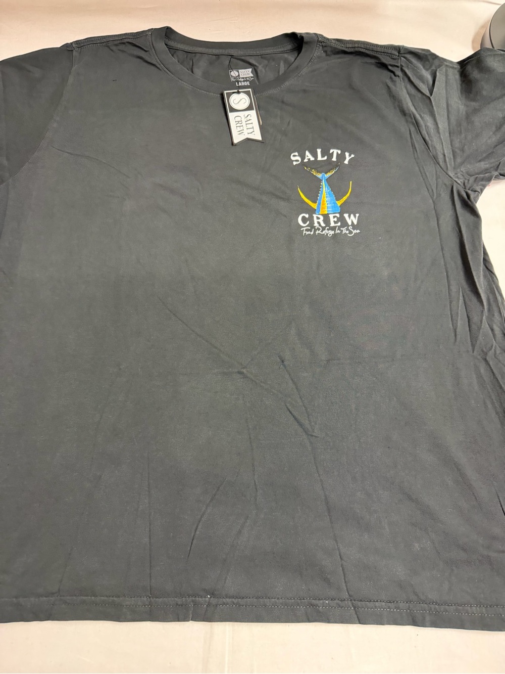Salty Crew Men’s Short Sleeve Logo T-Shirt - Black